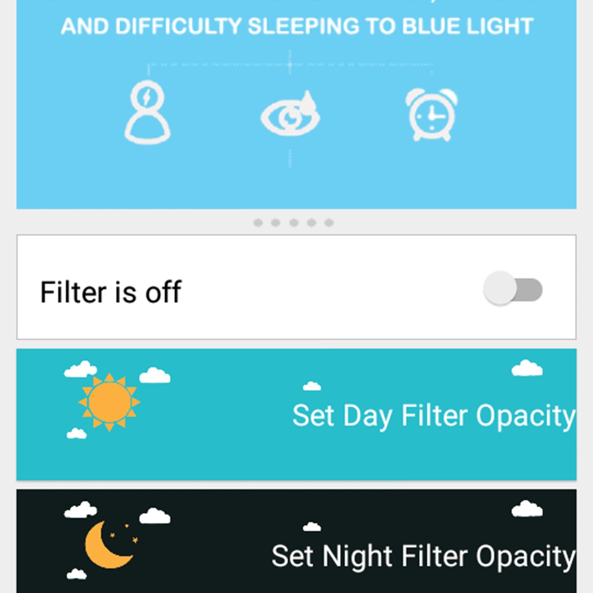 Blue filter windows 10